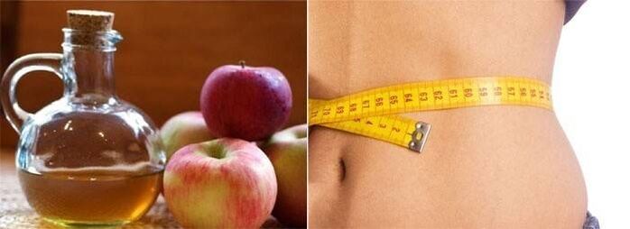 Obuolių sidro actas gali padėti numesti svorio namuose